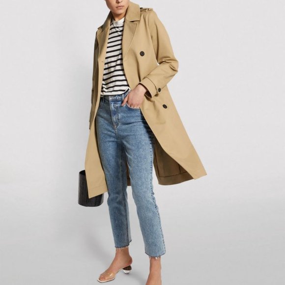 Nwt Allsaints Chiara Trench Coat Sz Xs 